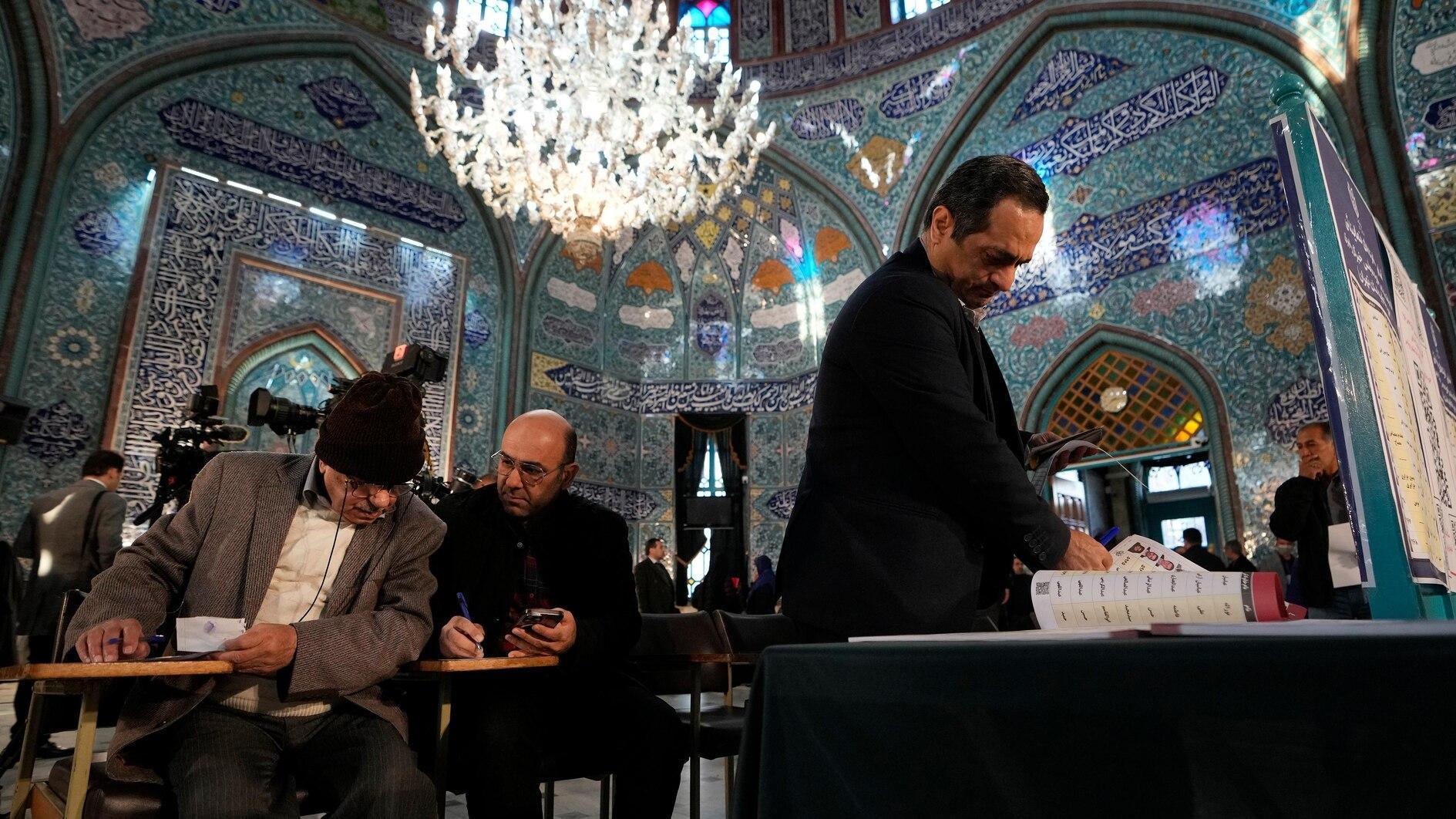 Iranians Vote In Elections As Conservatives Expected To Dominate ...