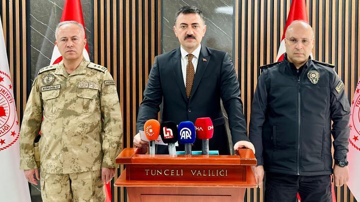 Tunceli Valisi Bülent Tekbıyıkoğlu İstihbari kayıtlara göre ilimizde herhangi bir