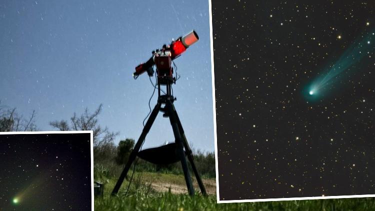 ODTÜ lü astrofotoğrafçı 'Şeytan Kuyruklu Yıldızı'nı görüntüledi