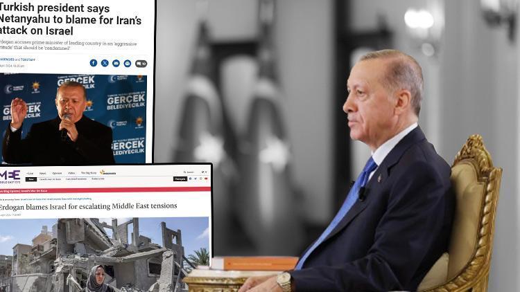 Ortadoğu'da tansiyon zirvede Cumhurbaşkanı Erdoğan'ın sözleri dünyada manşet Dikkat çeken