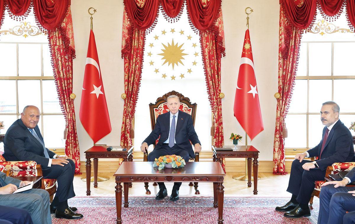 Erdoğan Mısırlı bakanı kabul etti İslam ülkelerinin ortak çalışması elzem