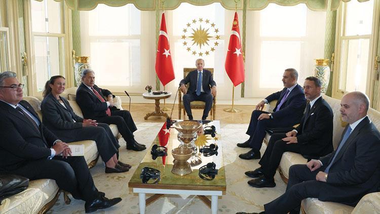 Cumhurbaşkanı Erdoğan Yeni Zelanda Başbakan Yardımcısı Peters'i kabul etti