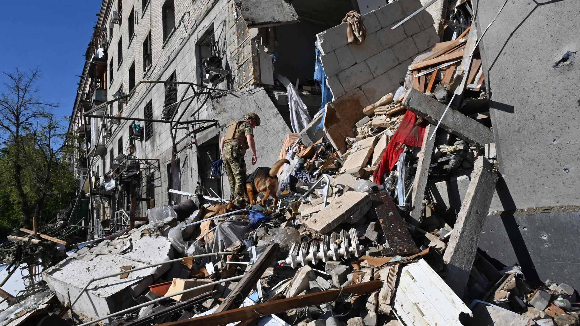 Russian attack on Ukraines Kharkiv kills two: rescuers