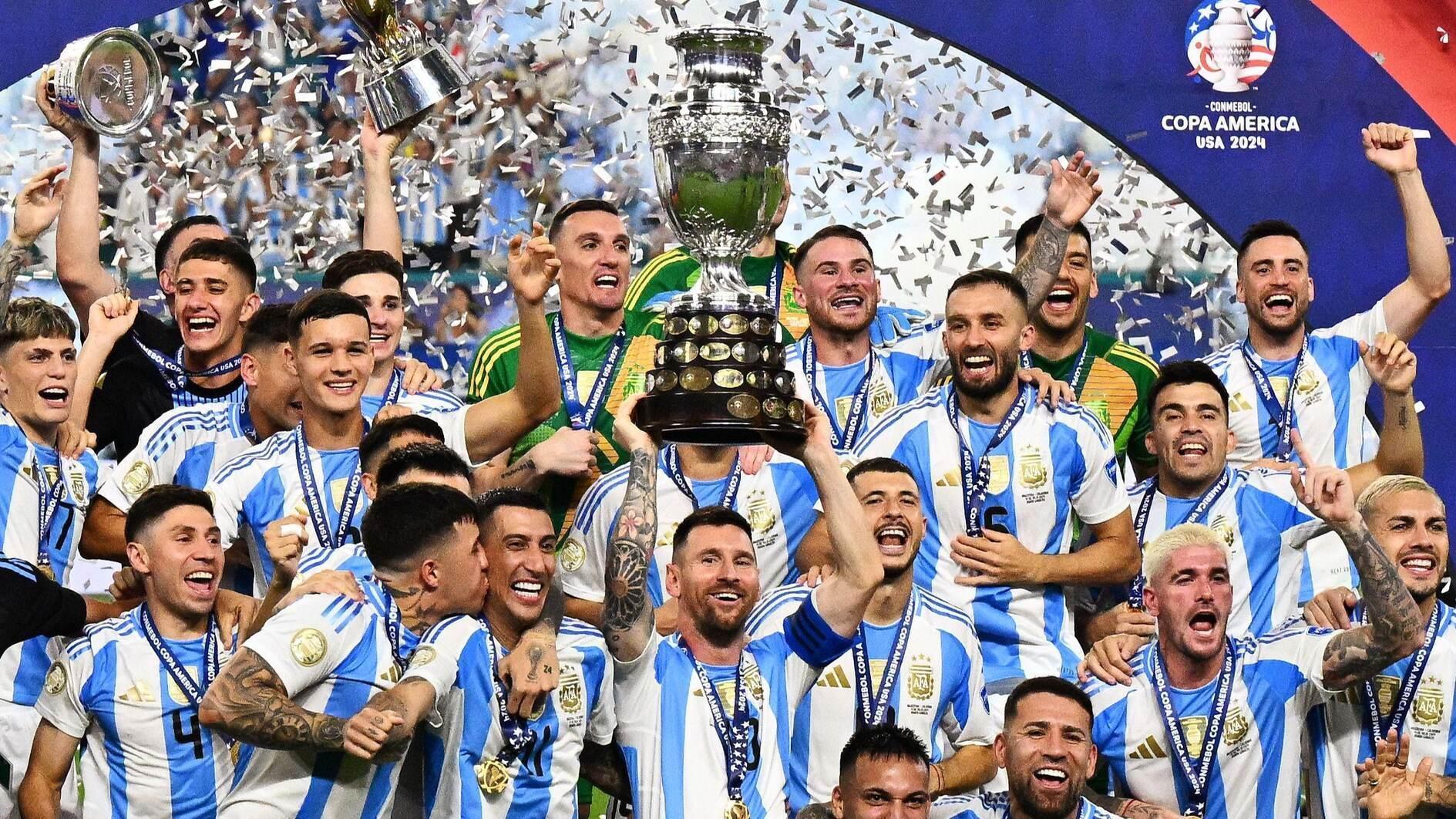 Argentina Defeat Colombia 1-0 To Win Record 16th Copa America - Turkish ...