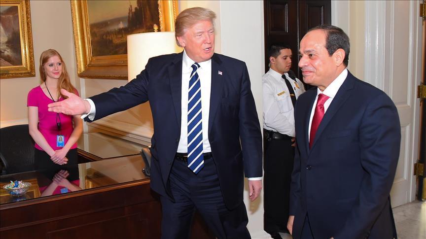 Mısır Cumhurbaşkanı Sisi'den Trump'a geçmiş olsun telefonu