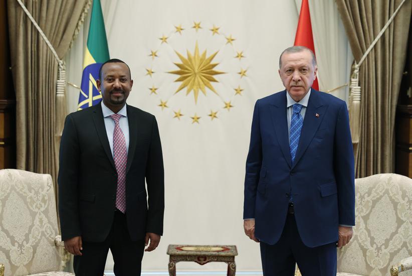 Cumhurbaşkanı Erdoğan, Etiyopya Başbakanı Abiy Ahmed Ali ile görüştü