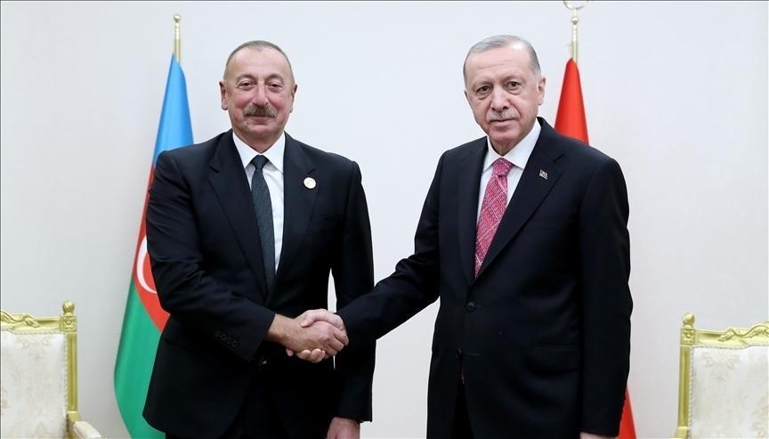 Cumhurbaşkanı Erdoğan, Azerbaycan Cumhurbaşkanı Aliyev ile telefonda görüştü