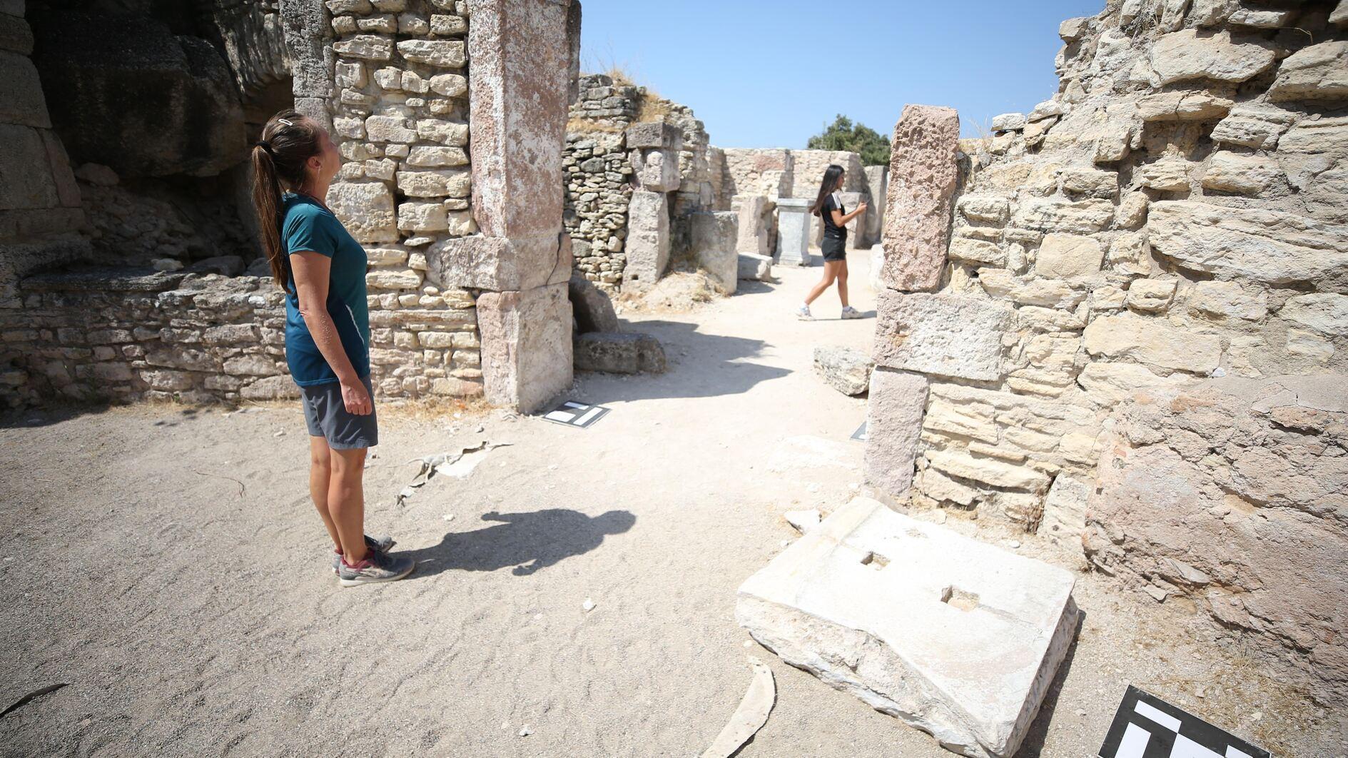 Historic polygonal structure offers AR tours in ancient city