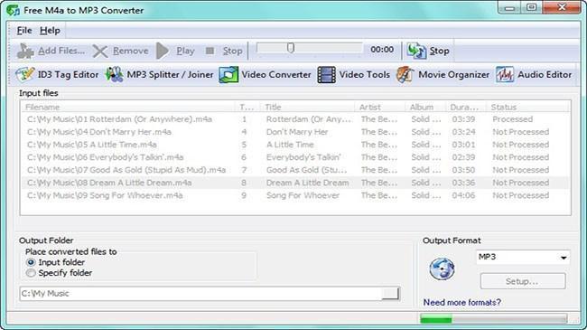 Free M4a to MP3 Converter
