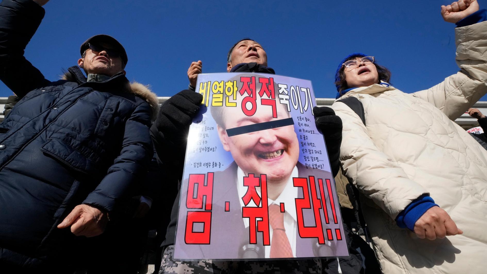 South Korean opposition move to impeach president after martial law bid