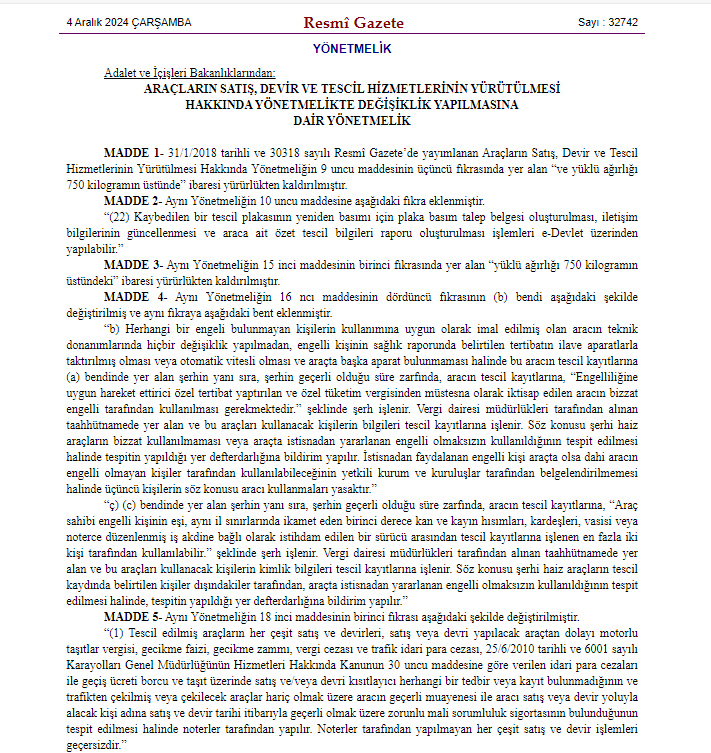 ENGELLİLERE ÖTV VERGİ MUAFİYETİ 2024 KALKIYOR MU ENGELLİLERE ÖTV VERGİ MUAFİYETİ 2024 KALKIYOR MU