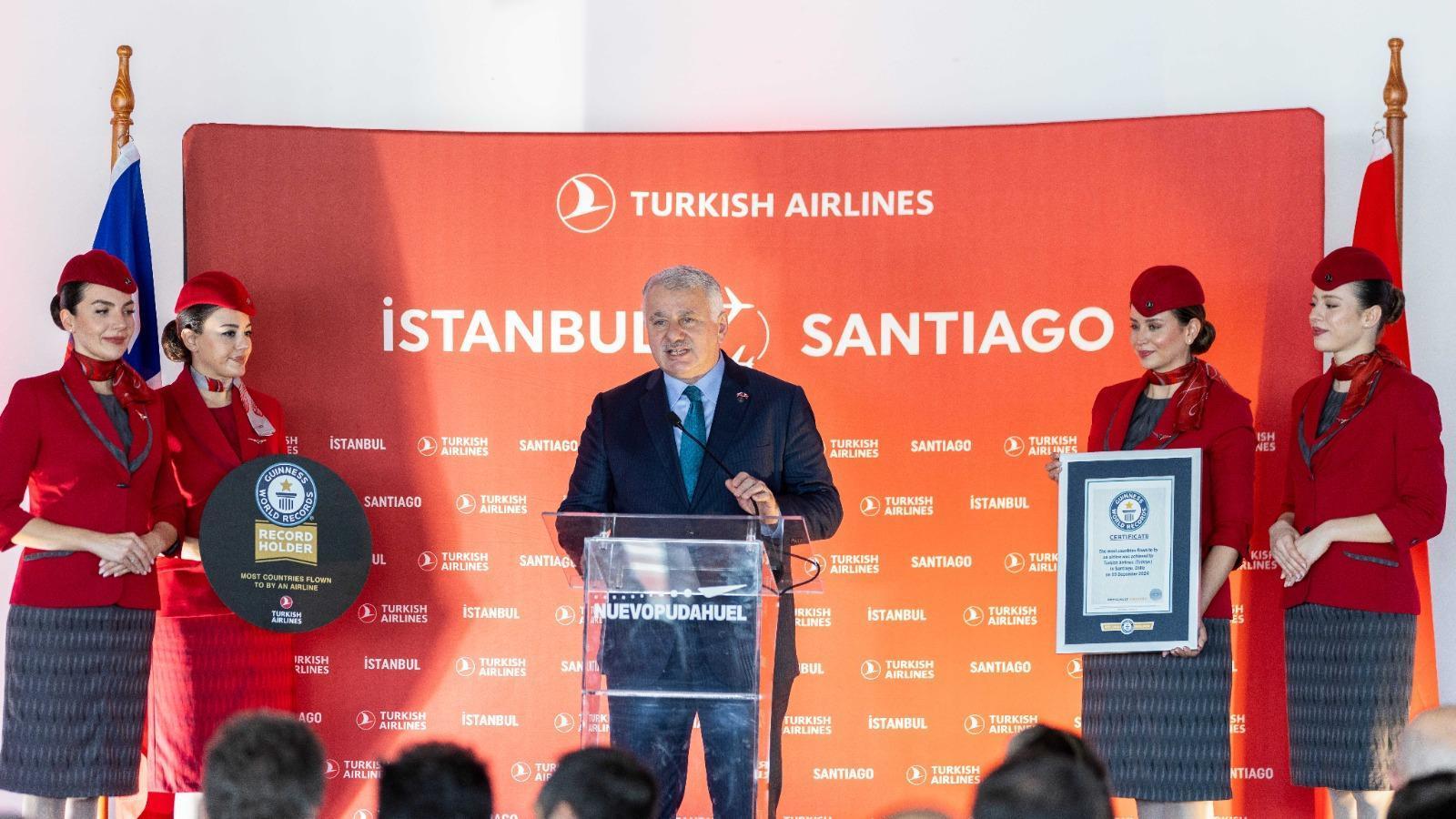 Turkish Airlines hopes to bring more tourists from Chile