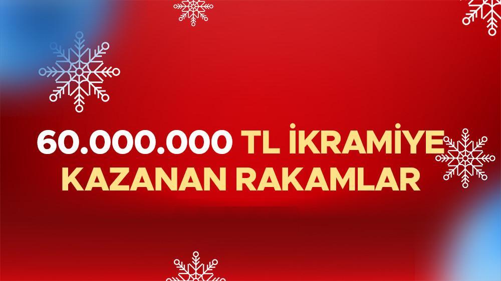 60 MİLYON KAZANAN NUMARALAR