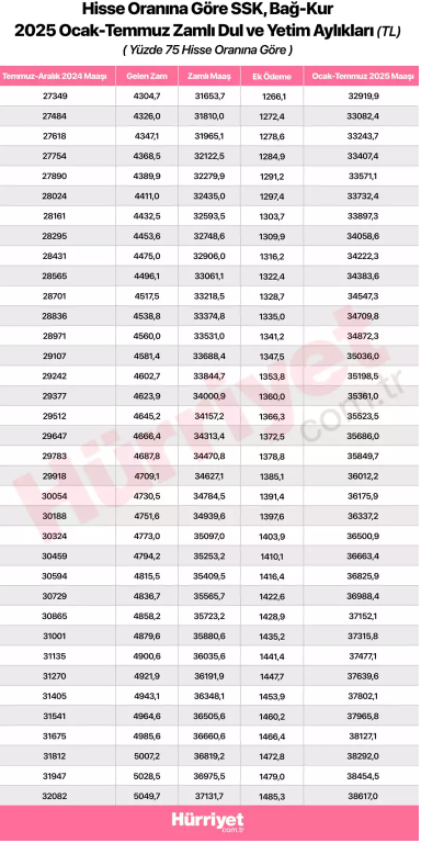 DUL VE YETİM MAAŞI (AYLIĞI) OCAK 2025 || Son dakika: Zam geldi Dul ve yetim maaşı ne kadar, kaç TL oldu Yeni ve zamlı dul-yetim aylığı ne zaman yatacak, Ocakta mı Şubatta mı DUL VE YETİM MAAŞI (AYLIĞI) OCAK 2025 || Son dakika: Zam geldi Dul ve yetim maaşı ne kadar, kaç TL oldu Yeni ve zamlı dul-yetim aylığı ne zaman yatacak, Ocakta mı Şubatta mı