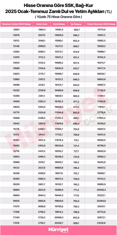 DUL VE YETİM MAAŞI (AYLIĞI) OCAK 2025 || Son dakika: Zam geldi Dul ve yetim maaşı ne kadar, kaç TL oldu Yeni ve zamlı dul-yetim aylığı ne zaman yatacak, Ocakta mı Şubatta mı DUL VE YETİM MAAŞI (AYLIĞI) OCAK 2025 || Son dakika: Zam geldi Dul ve yetim maaşı ne kadar, kaç TL oldu Yeni ve zamlı dul-yetim aylığı ne zaman yatacak, Ocakta mı Şubatta mı