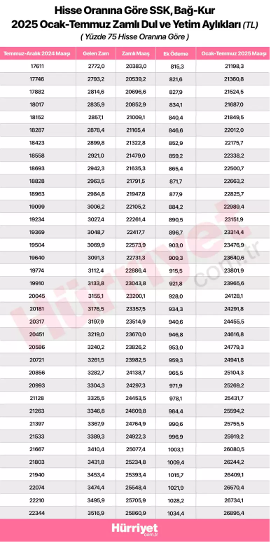 DUL VE YETİM MAAŞI (AYLIĞI) OCAK 2025 || Son dakika: Zam geldi Dul ve yetim maaşı ne kadar, kaç TL oldu Yeni ve zamlı dul-yetim aylığı ne zaman yatacak, Ocakta mı Şubatta mı DUL VE YETİM MAAŞI (AYLIĞI) OCAK 2025 || Son dakika: Zam geldi Dul ve yetim maaşı ne kadar, kaç TL oldu Yeni ve zamlı dul-yetim aylığı ne zaman yatacak, Ocakta mı Şubatta mı