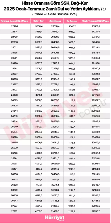 DUL VE YETİM MAAŞI (AYLIĞI) OCAK 2025 || Son dakika: Zam geldi Dul ve yetim maaşı ne kadar, kaç TL oldu Yeni ve zamlı dul-yetim aylığı ne zaman yatacak, Ocakta mı Şubatta mı DUL VE YETİM MAAŞI (AYLIĞI) OCAK 2025 || Son dakika: Zam geldi Dul ve yetim maaşı ne kadar, kaç TL oldu Yeni ve zamlı dul-yetim aylığı ne zaman yatacak, Ocakta mı Şubatta mı
