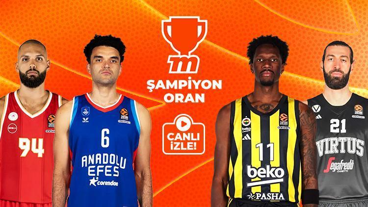 Fenerbahçe Beko ve Anadolu Efes parkede, canlı yayınlar Misli'de!