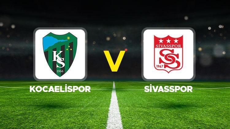 Kocaelispor - Sivasspor maçı ne zaman, hangi kanalda, saat kaçta? Ziraat Türkiye Kupası mücadelesi!