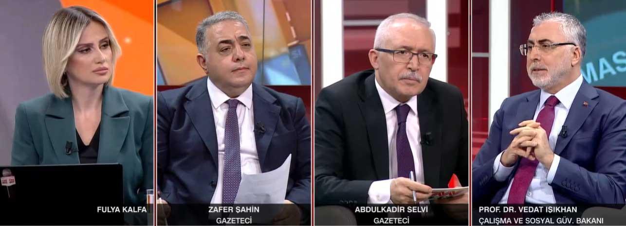 BAKAN IŞIKHANDAN TOPLU SÖZLEŞME ZAMMI AÇIKLAMASI BAKAN IŞIKHANDAN TOPLU SÖZLEŞME ZAMMI AÇIKLAMASI