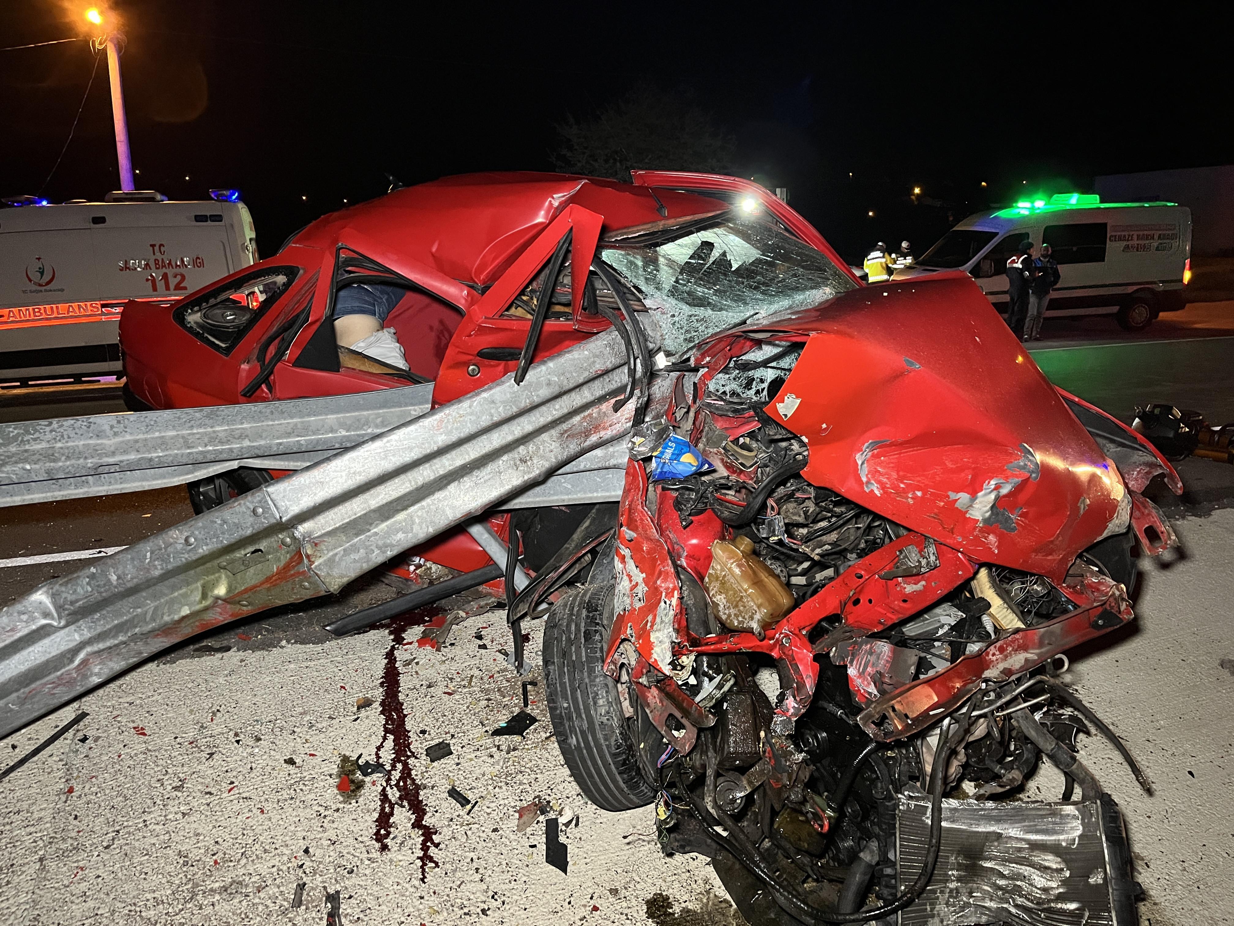 Tragic headlines of a car crash