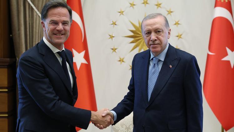 Cumhurbaşkanı Erdoğan, NATO Genel Sekreteri Mark Rutte'yi kabul etti