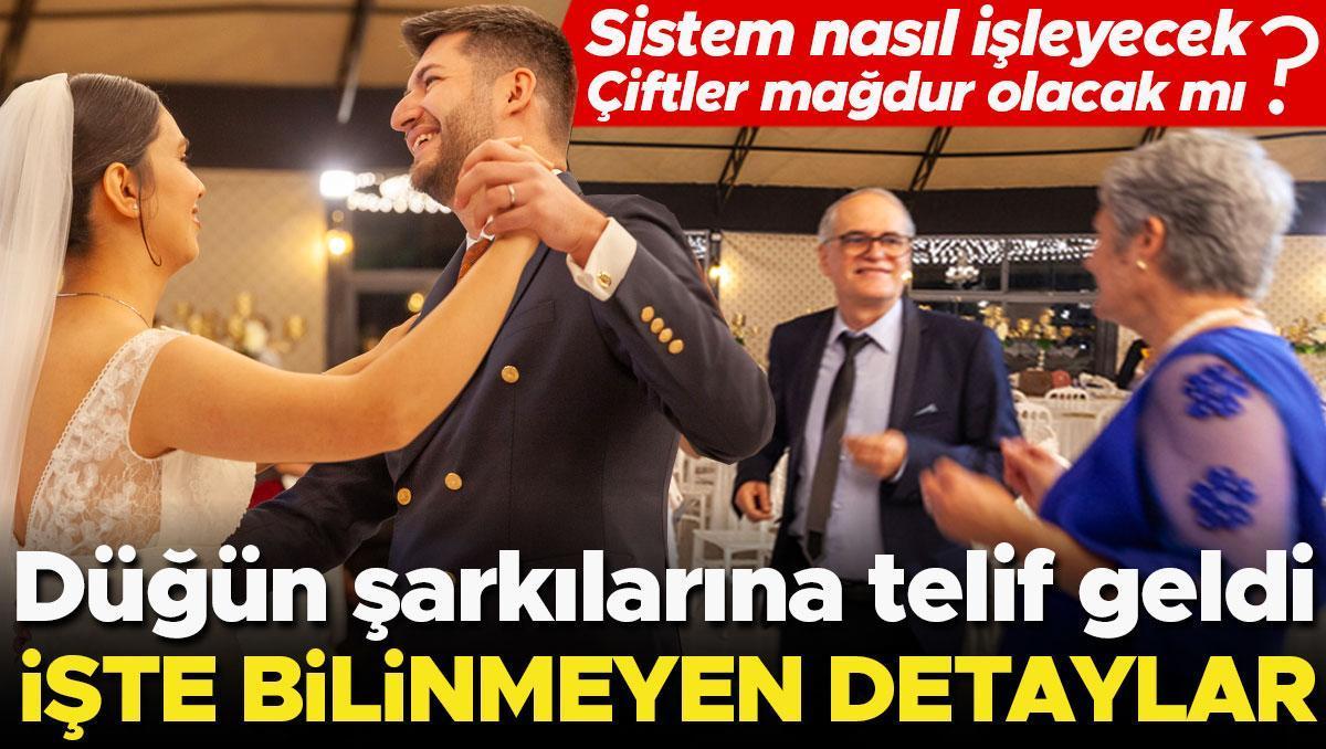 Düğünlerde şarkılardan alınacak telif kafaları karıştırdı… Gelin ve damat mağdur olacak mı? Ücreti kim ödeyecek? 7 SORU 7 YANIT
