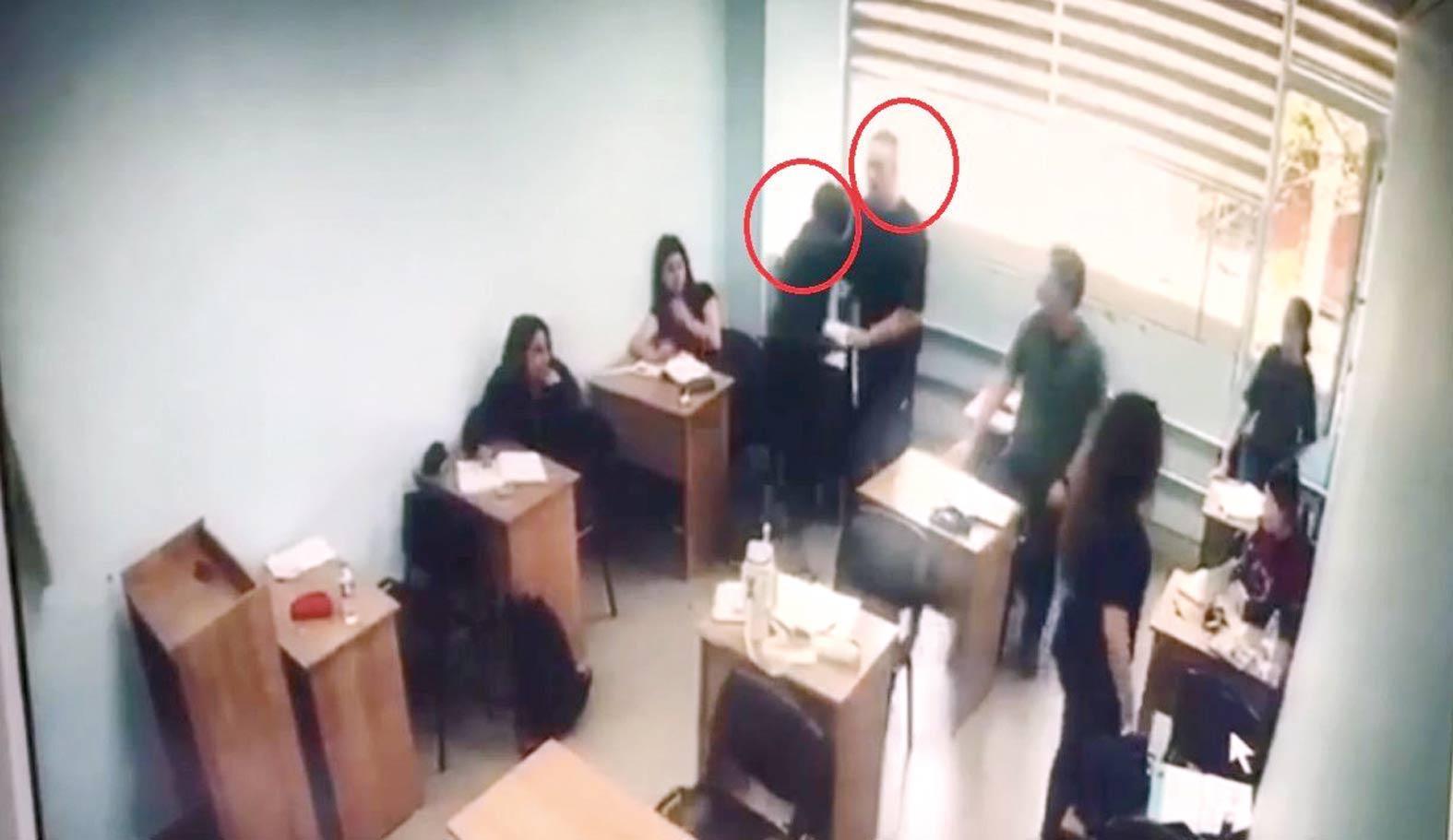 Kurstaki öğrenciye bıçaklı saldırı