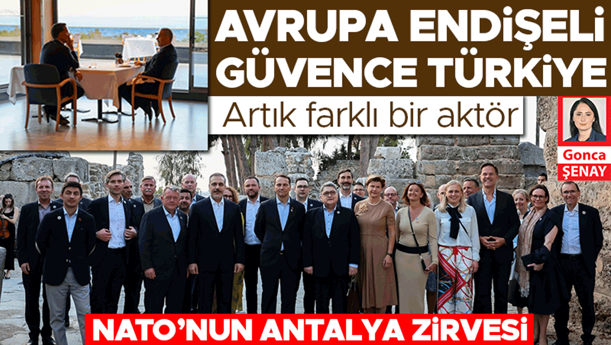NATO bakanları Antalya’da buluştu