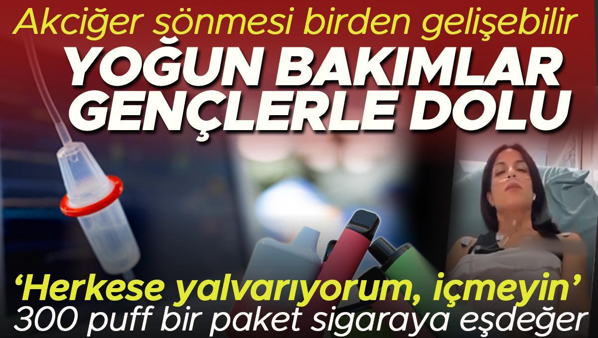 Akciğerleri aniden söndürüyor, yoğun bakımlar gençlerle dolu... 300 puff 1 paket sigaraya eşdeğer | ELEKTRONİK SİGARALARLA İLGİLİ 10 SORU 10 YANIT