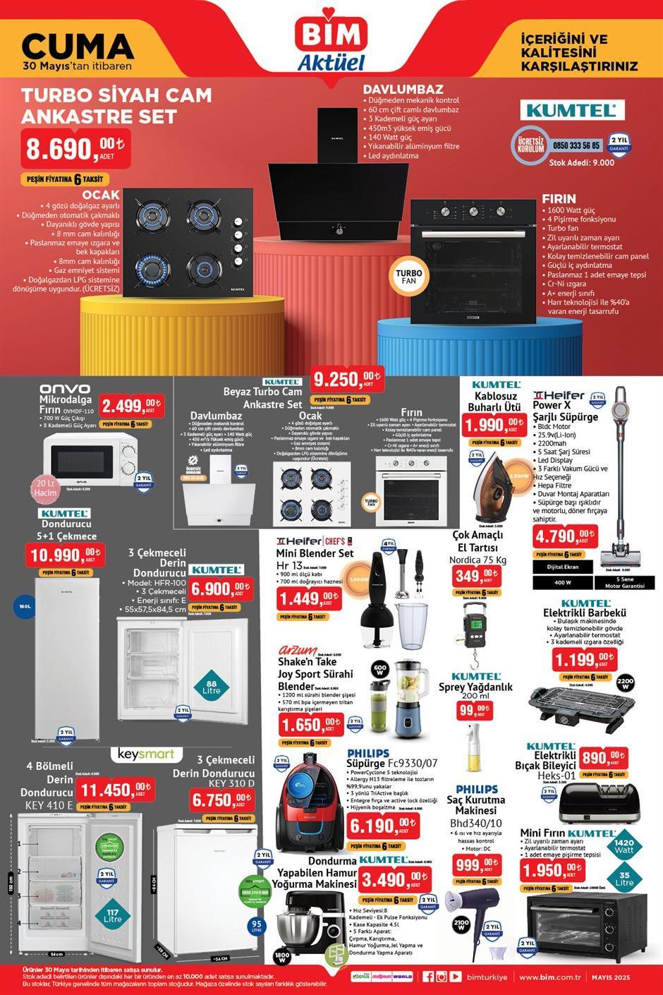 BİM 30 mayıs 2025 kataloğu! Bim'de bu hafta cuma neler var? Türkiye