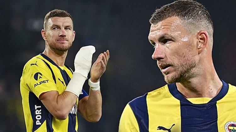 Edin Dzeko, Fenerbahçe'ye veda etti!