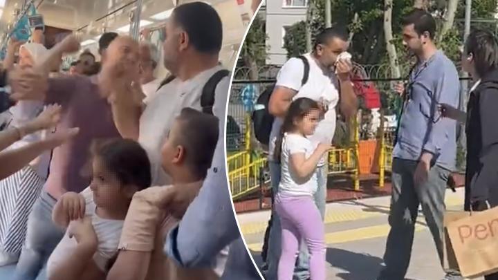 Görüntüler infial yaratmıştı! Marmaray'da çocuklarının yanında babayı darbeden şüphelinin ifadesi ortaya çıktı