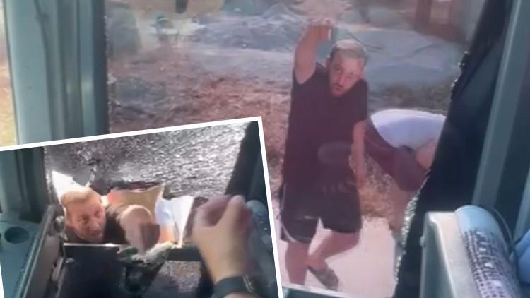 'Yapmayın bayan var' uyarısına da aldırış etmediler! Dehşet saçan magandalar gözaltına alındı