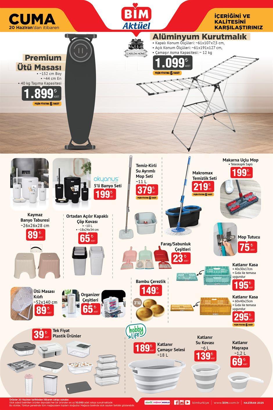 SATIŞA ÇIKIYOR BİM AKTÜEL 17-20 HAZİRAN 2025 KATALOĞU | Bimde bu hafta neler var Bim katalog Smart Drone, Hamak, Katlamalı Çadır getiriyor