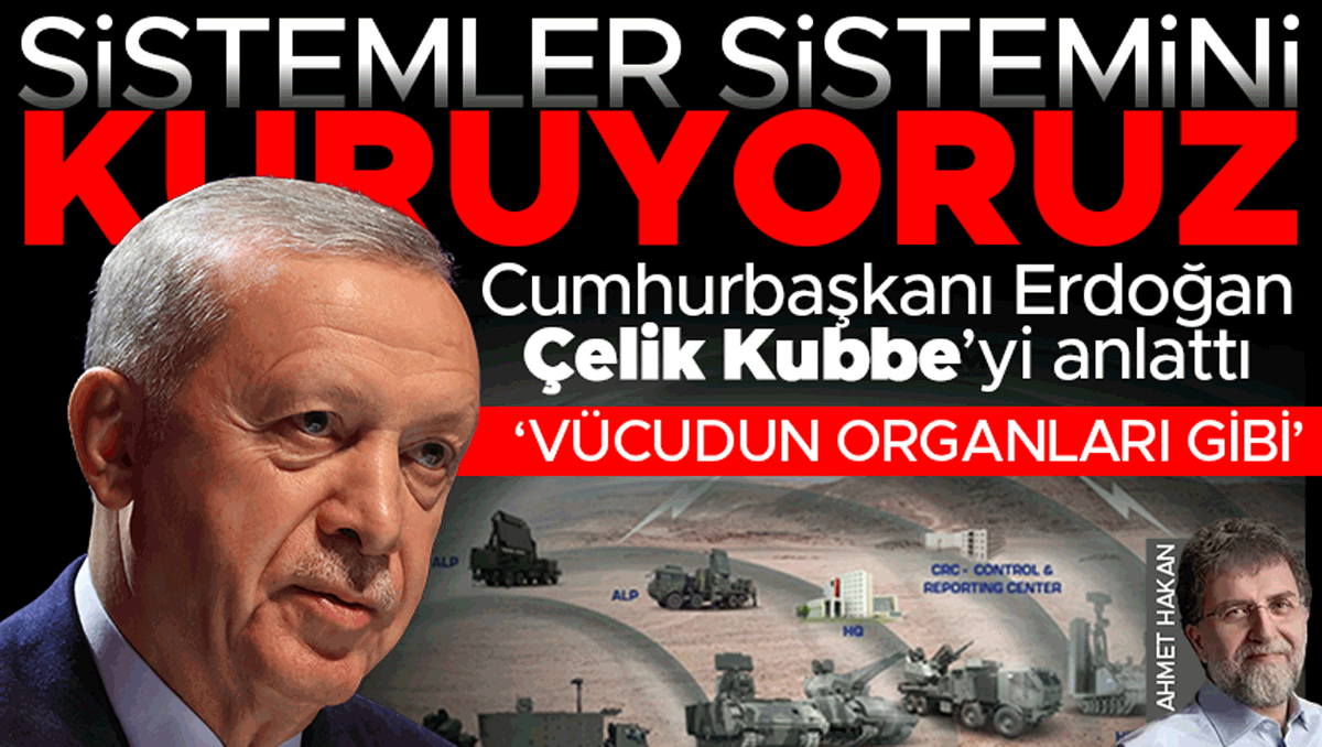 Erdoğan, Lahey dönüşü uçakta gazetecilere konuştu: Sistemler sistemi Çelik Kubbe’yi inşa ediyoruz