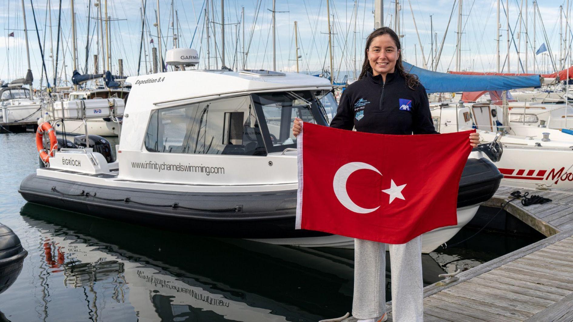 Türk Yüzücü Yorgun North Channel Swim'de Ulusal Rekoru Kırıyor