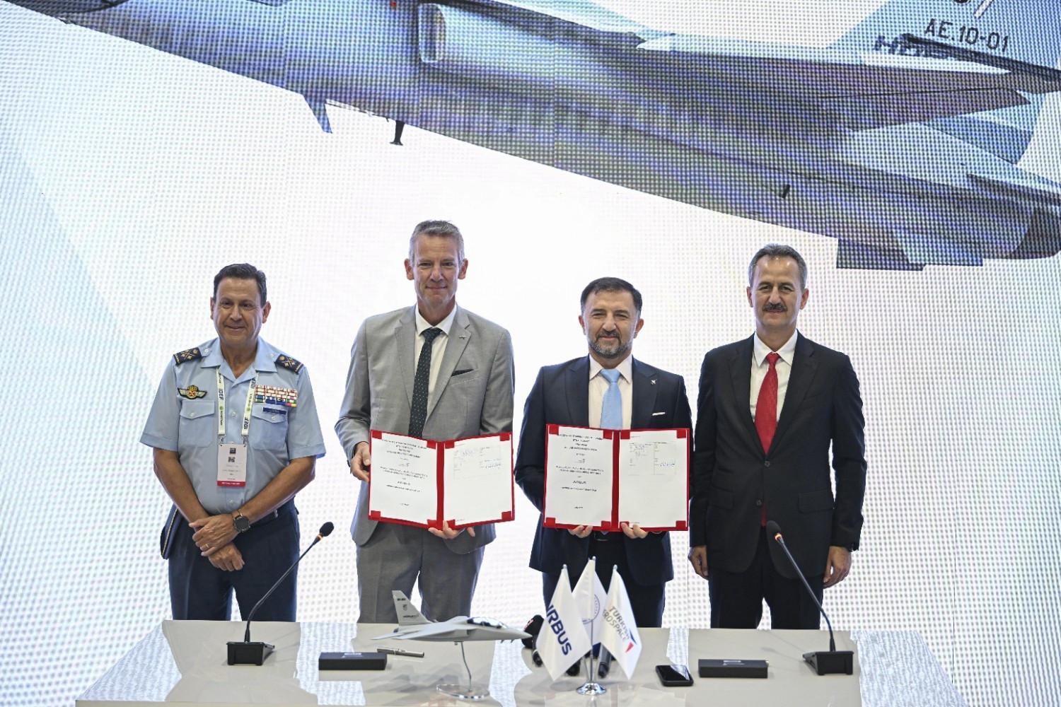 Tusaş Mürekkepler Airbus ile Dışarı Çıkarma Jet Trainer