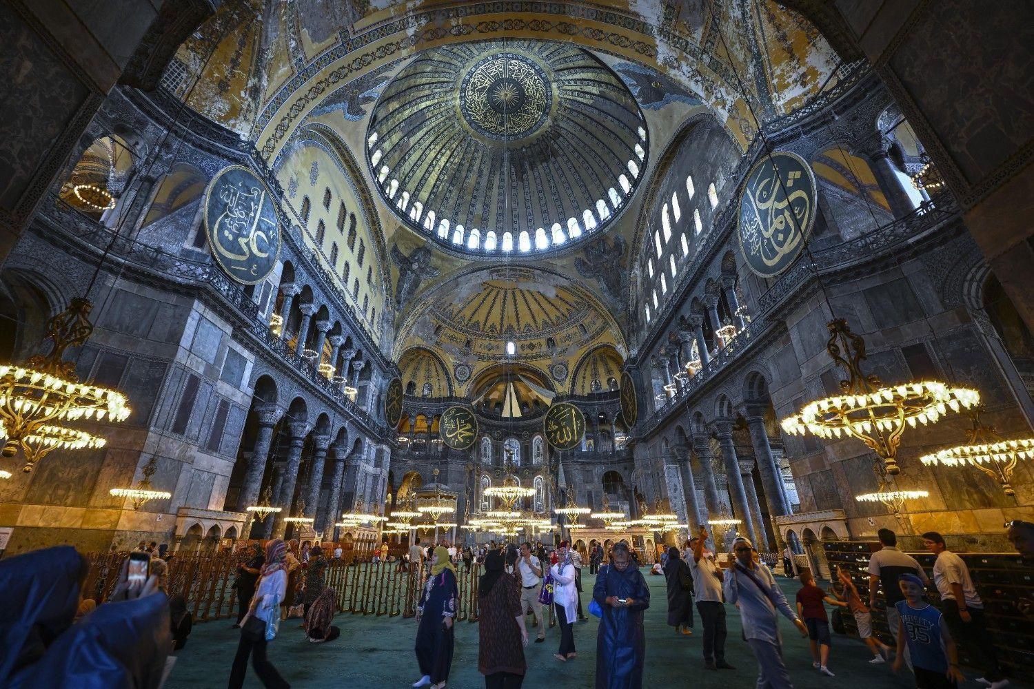 İstanbul'un ikonik Hagia Sophia, mirası korumak için AI sistemi kullanıyor