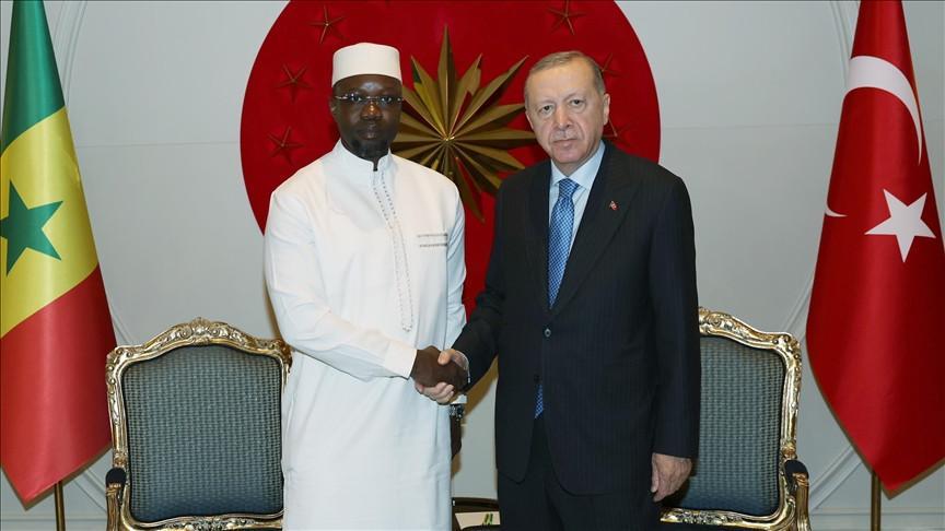 Erdoğan İstanbul'da Senegal Sonko'yu Aldı
