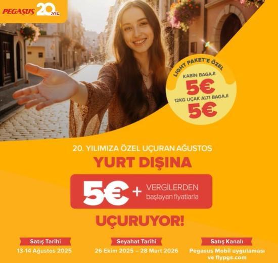 PEGASUS KAMPANYA BİLETİ NE ZAMAN 2025