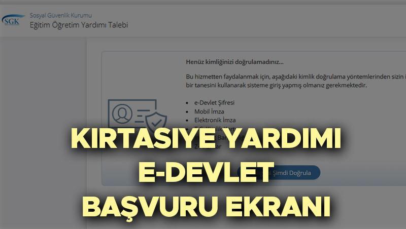 Kırtasiye yardımı başvuru ekranı e-Devlet ekranı 2025 | Sosyal Güvenlik Kurumu 2025-2026 Eğitim Öğretim Yardımı (Kırtasiye Desteği) başvurusu ne zaman, başladı mı, başvuru şartları neler Öğrencilere kırtasiye yardımı nasıl alınır