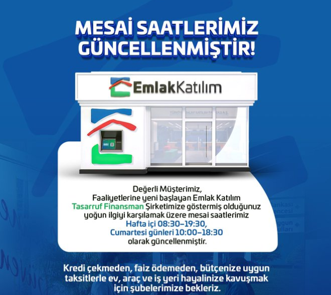 EMLAK KATILIM TASARRUF FİNANSMAN SİSTEMİ ÖDEME PLANI NASIL, KAÇ TAKSİT YAPILIYOR