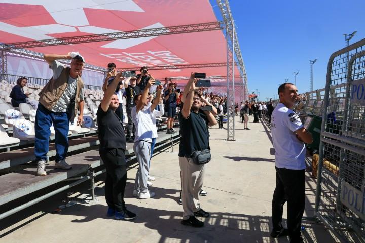 TEKNOFEST kapılarını açtı Dikkat çeken görüntüler