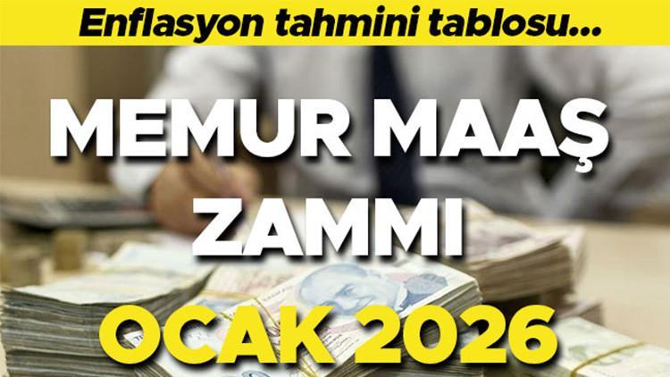 YILBAŞI MEMUR MAAŞ ZAMMI HESAPLAMA TABLOSU OCAK 2026 (TEK TEK TUTARLAR) || Zamlı memur ve emekli memur maaşı ne kadar olacak, yüzde kaç İşte olası rakamlar ile yeni yıl öğretmen, doktor, polis memur maaş zammı tablosu hesaplaması
