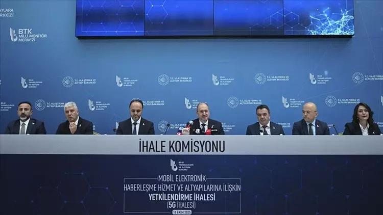 5G İHALESİ TEKLİFLER BELLİ OLDU