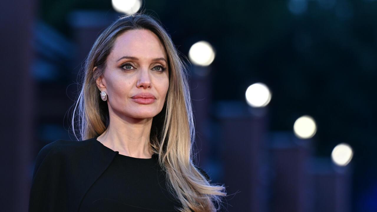 Angelina Jolie visits Ukrainian frontline city