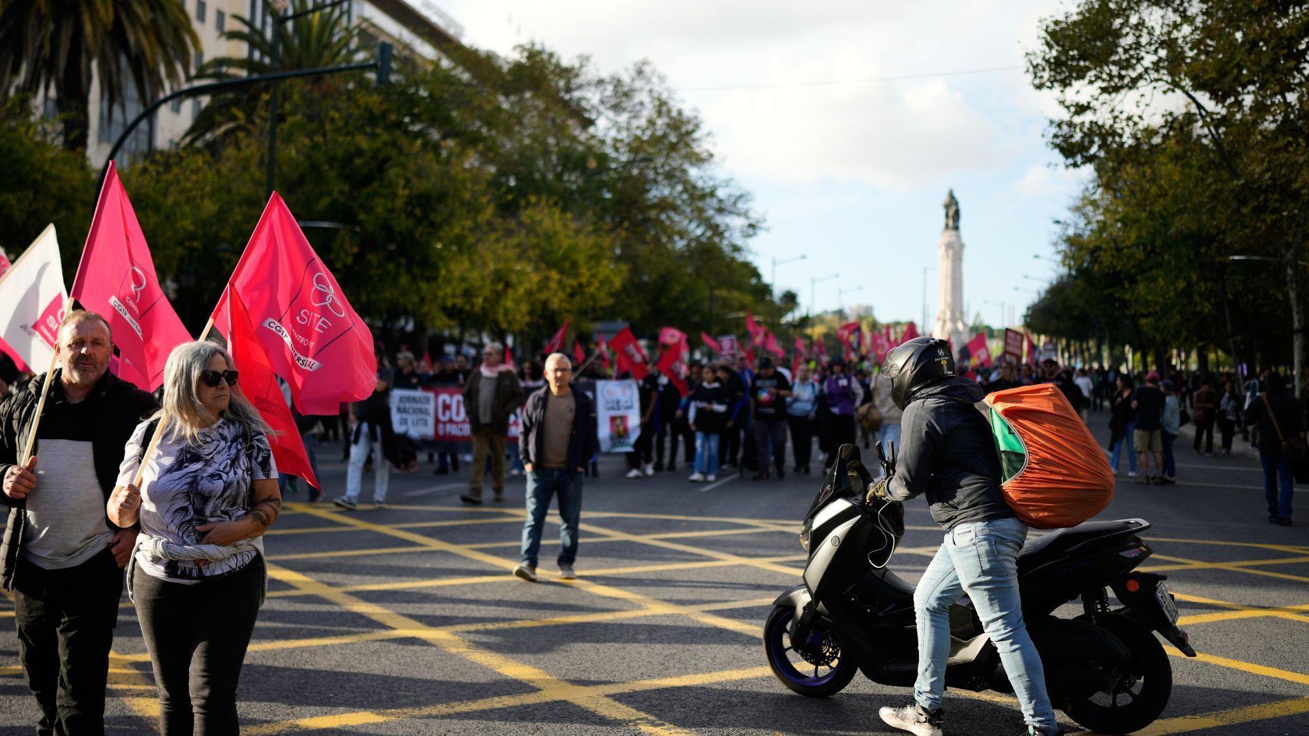 Portugals main union calls general strike over labor reform