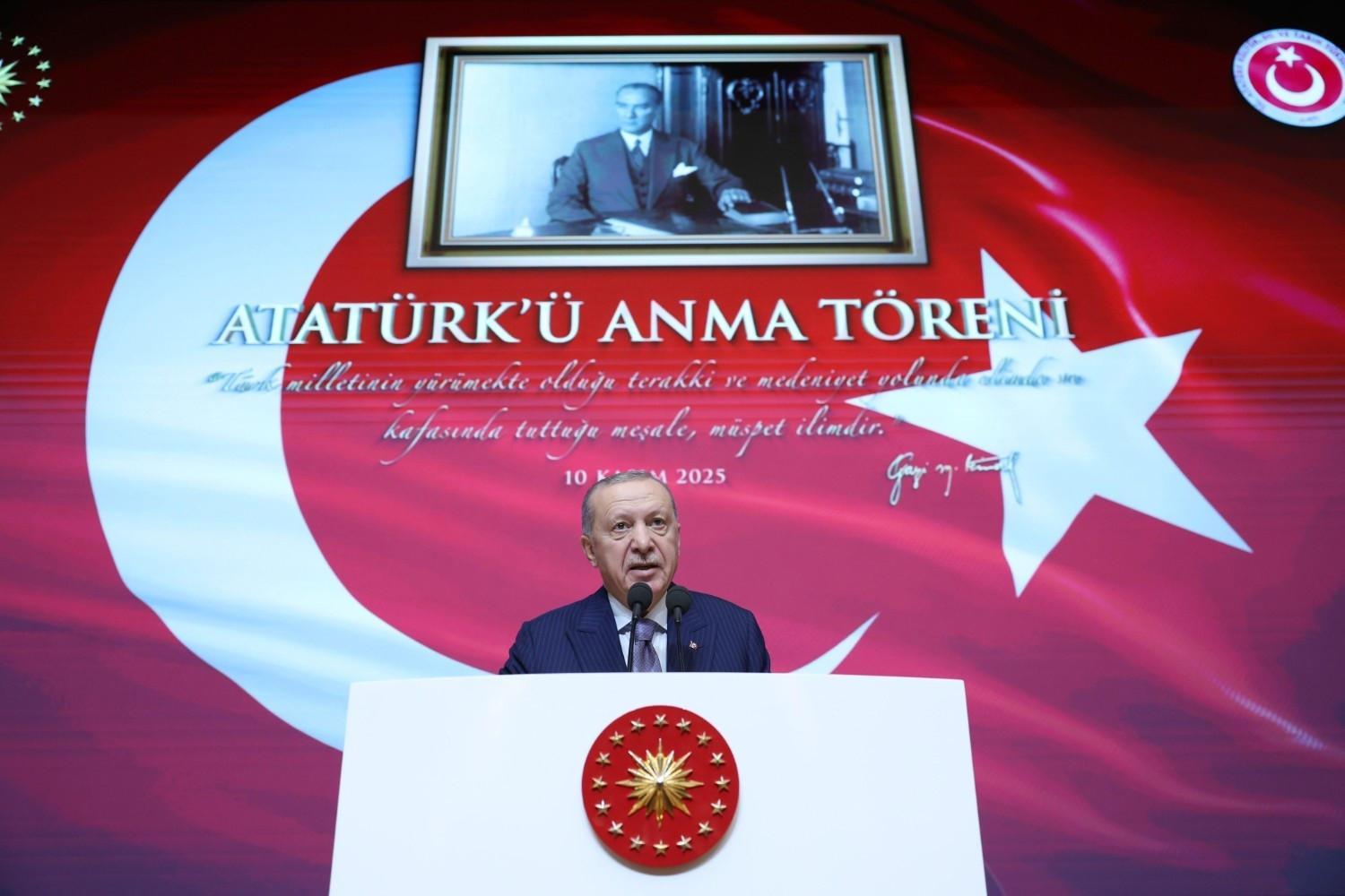 Erdoğan vows to defend national values on Atatürk commemoration