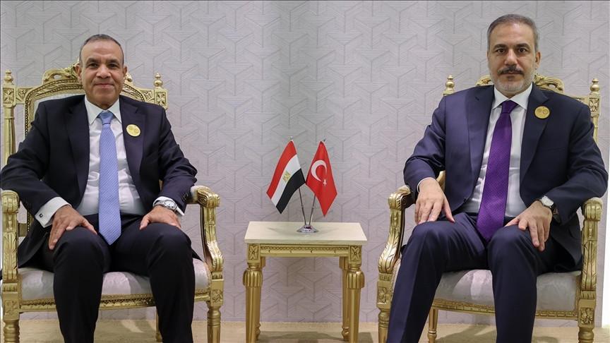 Turkish, Egyptian top diplomats to discuss Gaza ceasefire